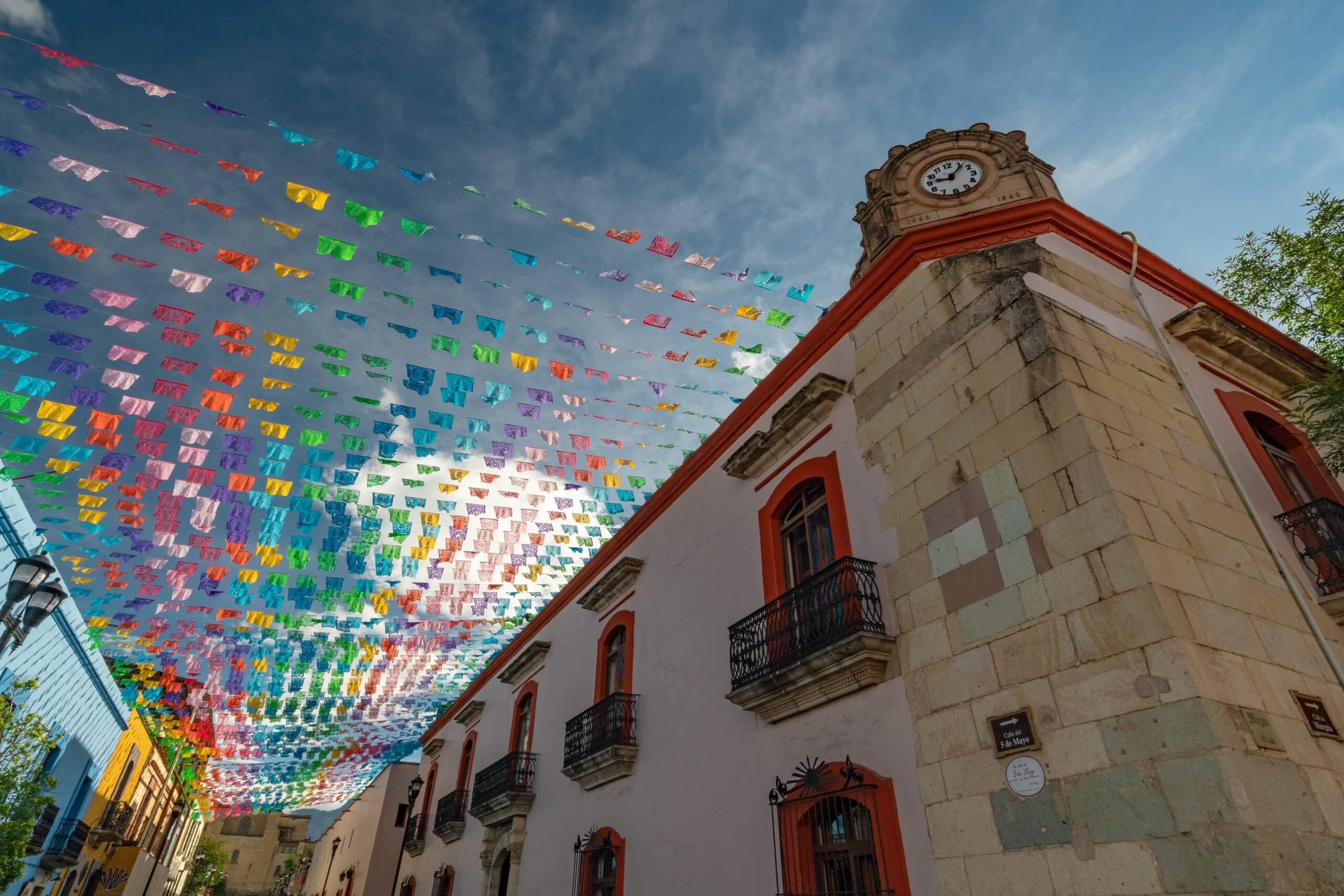 A building in Oaxaca