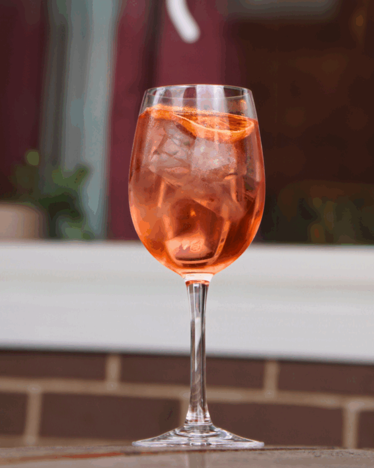 A recipe for a non-alcoholic spritz