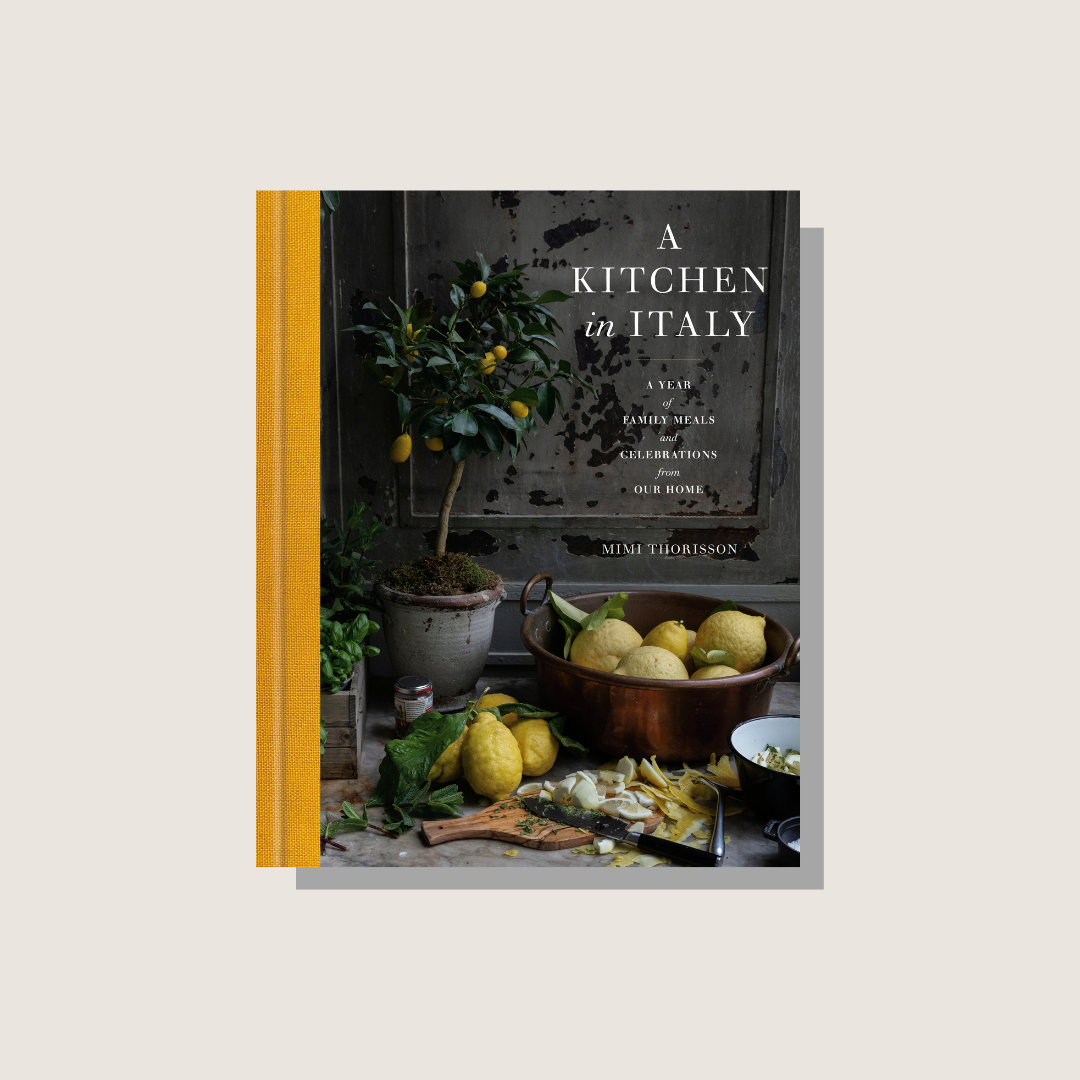 The cover of the A Kitchen in Italy cookbook.